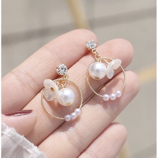 [ พร้อมส่ง!! ] ต่างหูดอกไม้