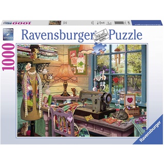 จิ๊กซอว์ Ravensburger - The Sewing Shed  1000 piece  (ของแท้  มีสินค้าพร้อมส่ง)