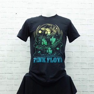 แขนสั้นcrew neckเสื้อวง PINK FLOYD ลิขสิทธิ์แท้100%สามารถปรับแต่งได้S-XXXXL