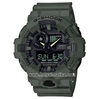 นาฬิกา คาสิโอ Casio G-Shock Special Color GA-700UC Military Utility Color series รุ่น GA-700UC-3A สี Olive Green