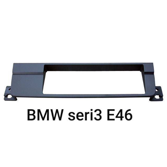 หน้ากากวิทยุ BMW seri3_E46ปี1999-2005_2DIN18cm.7"สีดำ