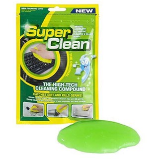 Super Clean เจลทำความสะอาด เจลกำจัดฝุ่น ตามซอกสกปรก คีย์บอร์ด รีโมท ช่องแอร์รถยนต์ Super Clean(ซูเปอร์ คลีน)