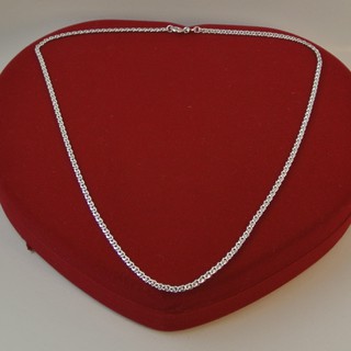 Pearl Jewelry สร้อยคอเงินแท้ 925 อิตตาลี่ ลายโซ่