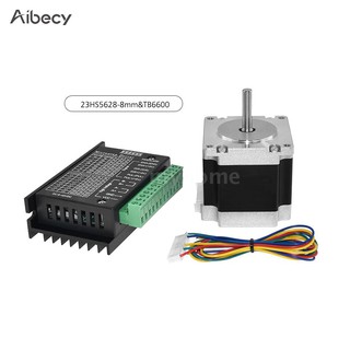 เพลา อุปกรณ์มอเตอร์ aibecy 23hs 5628 Stepper Motor 8 มม. สำหรับ CNC A