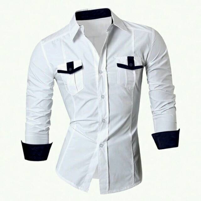 KEMEJA New Veter lv เสื้อเชิ้ตแขนยาวผู้ชาย