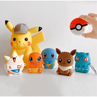 พร้อมส่ง🏀เคสหูฟัง เคสสำหรับ AirPods case เคสแอร์พอด Gen1,2 - Pro เคสแอร์พอด pokemon โปเกม่อน  ( i9s, i11, i12 )