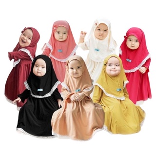 Gamis ผ้าคลุมฮิญาบ เกมมิส ปิตะ ซาร่า ฟรี สําหรับเด็กผู้หญิง อายุ 18 เดือน