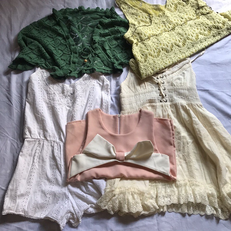 👗(ราคารวม 51-99) เฉพาะLive ส่งต่อเสื้อผ้าแบรนด์ ไม่แบรนด์