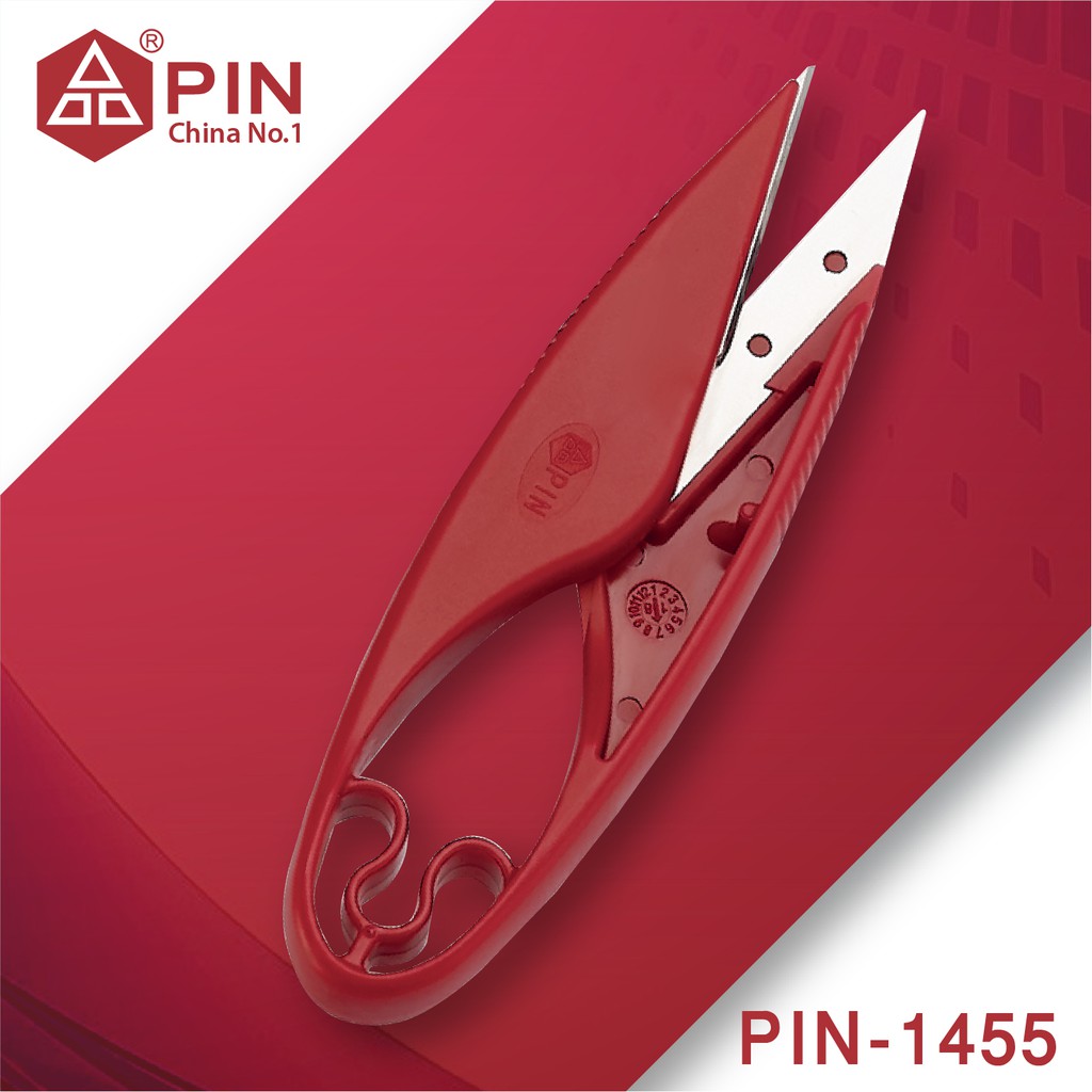 PIN1455 กรรไกร กรรไกรตัดด้าย pin1455 กรรไกรก้ามปู กรรไกรตัดเศษด้าย กรรไกรตัดเศษผ้า เปลี่ยนใบมีดได้ ขนาด 4.5 นิ้ว