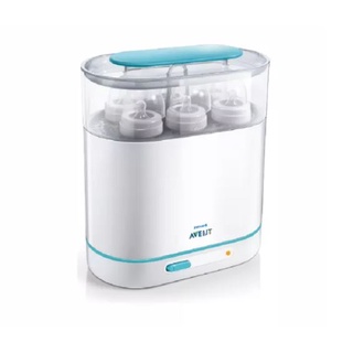 Philips Avent เครื่องนึ่งขวดนม 3 in 1 เครื่องนึ่งฆ่าเชื้อแบบไฟฟ้า ระบบไอน้ำ รุ่น SCF284/02 ของใหม่