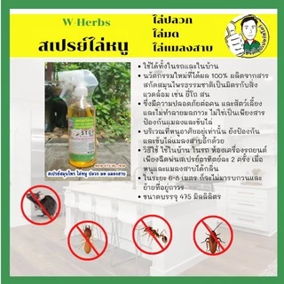 สเปรย์ไล่หนู ปลวก มด แมลงสาบ ผลิตจากสมุนไพร ปลอดภัย ใช้ได้ทั้งในรถและในบ้าน