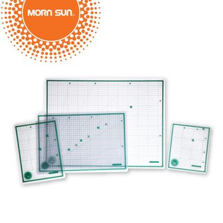 Mornsun แผ่นรองตัดแบบใส ใช้งานได้ 2 ด้าน (TRANSPARENT CUTTING MAT)