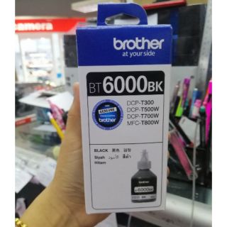 หมึกเติม  Brother BT-6000BK สีดำ(กันน้ำ)​ ของเเท้ 100% **บรรจุกล่อง** จำนวน 1กล่อง