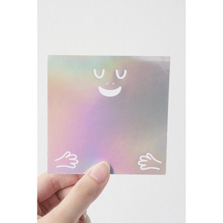 Memopad Mirror Monster (Hologram note card กระดาษ โฮโลแกรม 50แผ่น/แพค)