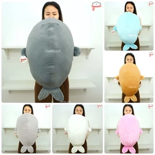 🔥 มี6สี🔥 ตุ๊กตาแมวน้ำอุ๋งๆ 80cm (งานปัก) วิธีวัดดูในวีดีโอจ้า