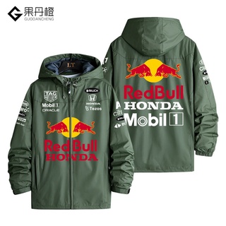 พร้อมส่งทุกสี☃✠☾เสื้อแข่ง F1 Red Bull Redbull Perez Verstappen 2021 RB16B เสื้อแจ็คเก็ต