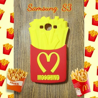 พร้อมส่งเคสซิลิโคนfrench fries สำหรับซัมซุง S3 พร้อมส่ง