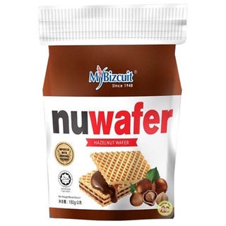 พร้อมส่ง MyBizcuit nuwafer นูเวเฟอร์สอดไส้ช็อคโกแลตเฮเซลนัท