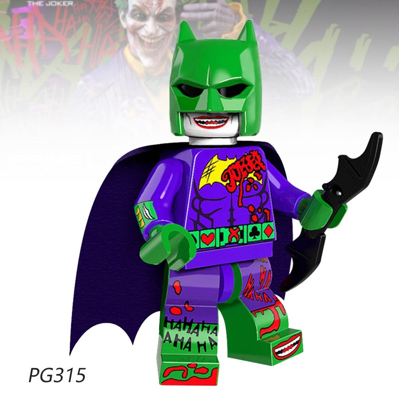 Pg315 ของเล่นตัวต่อเลโก้ Joker Batman Super Hero Mini Dc สําหรับเด็ก