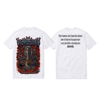 เสื้อยืด ลาย Nature Grave - Dangerous devil สีขาว