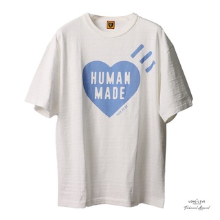 Human สัญลักษณ์รูปหัวใจ Tee Limited Love Slubby ผ้าฝ้ายแขนสั้นเสื้อยืด