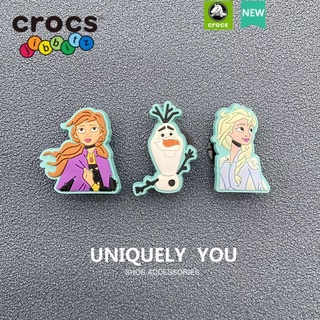 jibbitz  crocs แท้ charms DISNEY FROZEN ตัวติดรองเท้า DIY ตัวติดรองเท้า crocs