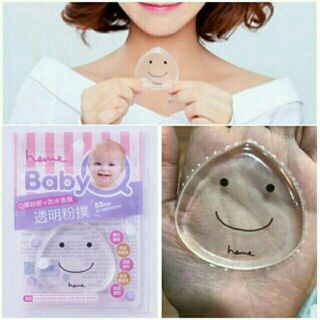 พัฟซิลิโคน Heme Baby Q พัฟเกลี่ยรองพื้น ฟองน้ำซิลิโคนเจล siliconepuff puff พัฟแต่งหน้า