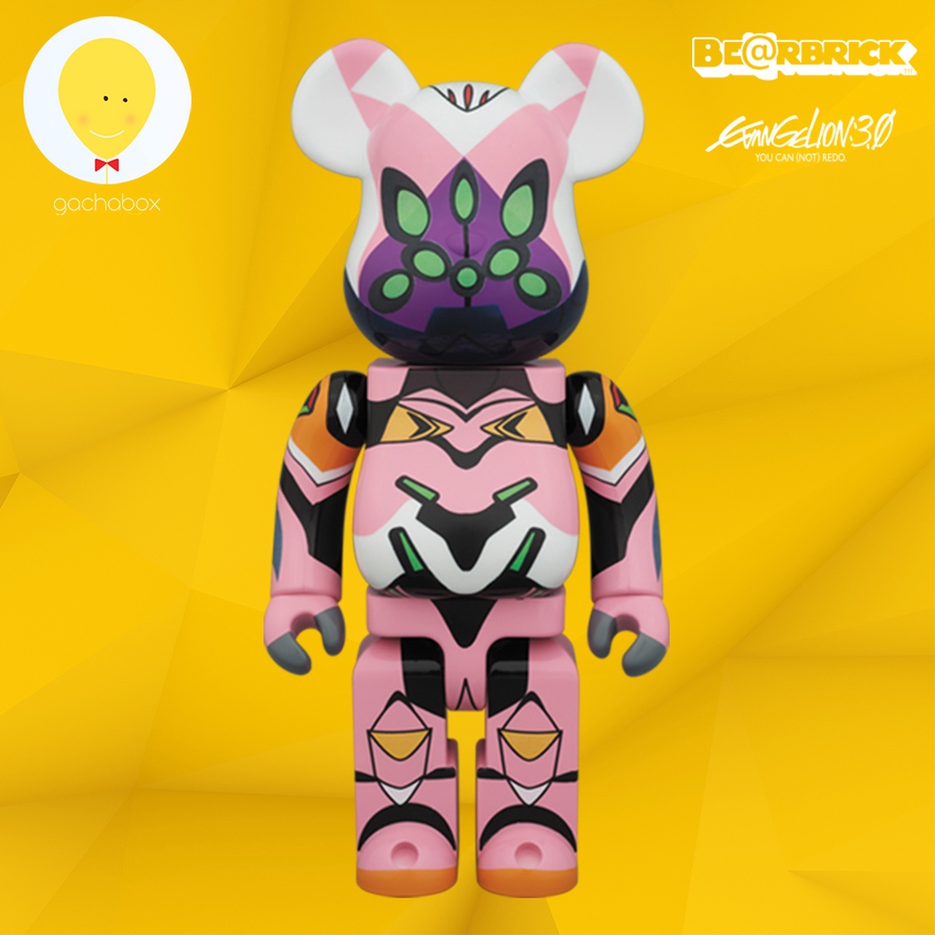 gachabox Bearbrick Evangelion Unit 08 400% - แบร์บริค ของแท้ Be@rbrick ฟิกเกอร์ Medicom Toy