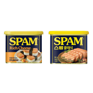 spam สแปม หมูแฮมกระป๋อง สุดฮิตจากเกาหลี รุ่น classic x light 25% ขนาด 340g 300g 200g cj luncheon 스팸