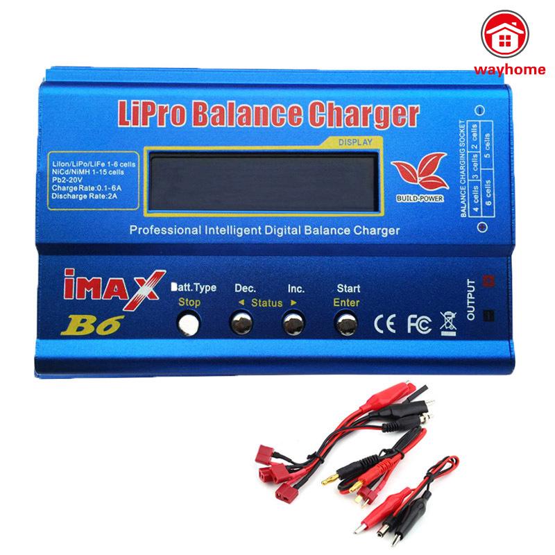 อุปกรณ์ชาร์จแบตเตอรี่ IMAX B6 B 6 AC LCD หน้าจอ LCD