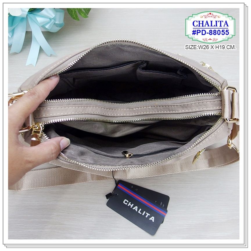 กระเป๋าสะพายสายยาว รุ่น PD-88055 ยี่ห้อ CHALITA #กระเป๋าสะพายข้าง #มีเก็บปลายทาง - รูปที่ 3