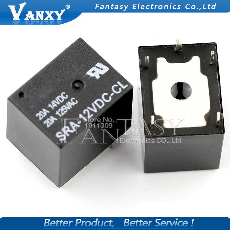 5PCS/LOT Relay SRA-12VDC-CL SRA-05VDC-CL SRA-24VDC-CL Relays 5PINS 12v 5v 24v DC High Quality T74