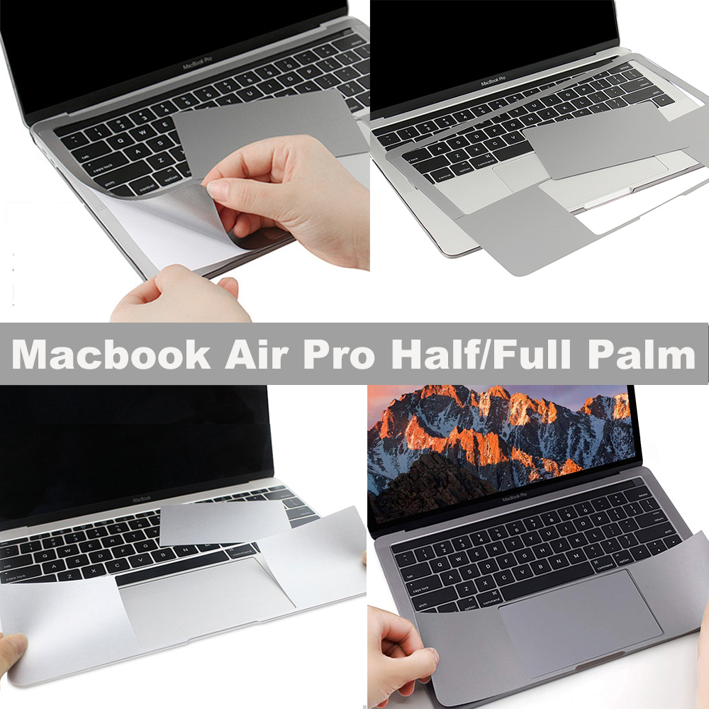 Full/half Palm + Touchpad Protector Guardสติกเกอร์ฟิล์มสําหรับMacBook air Pro 11 12 13 14 15 16 นิ้ว