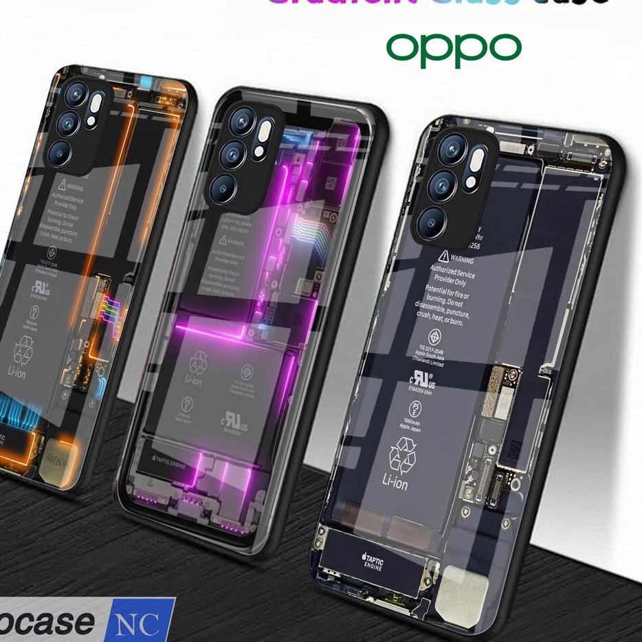 ล่าสุด.. [N10] SoftCase Glass Kaca OPPO RENO 8 4G,RENO 8 5G,RENO 8 PRO 5G, A57 4G A16K, A16, A15, A5