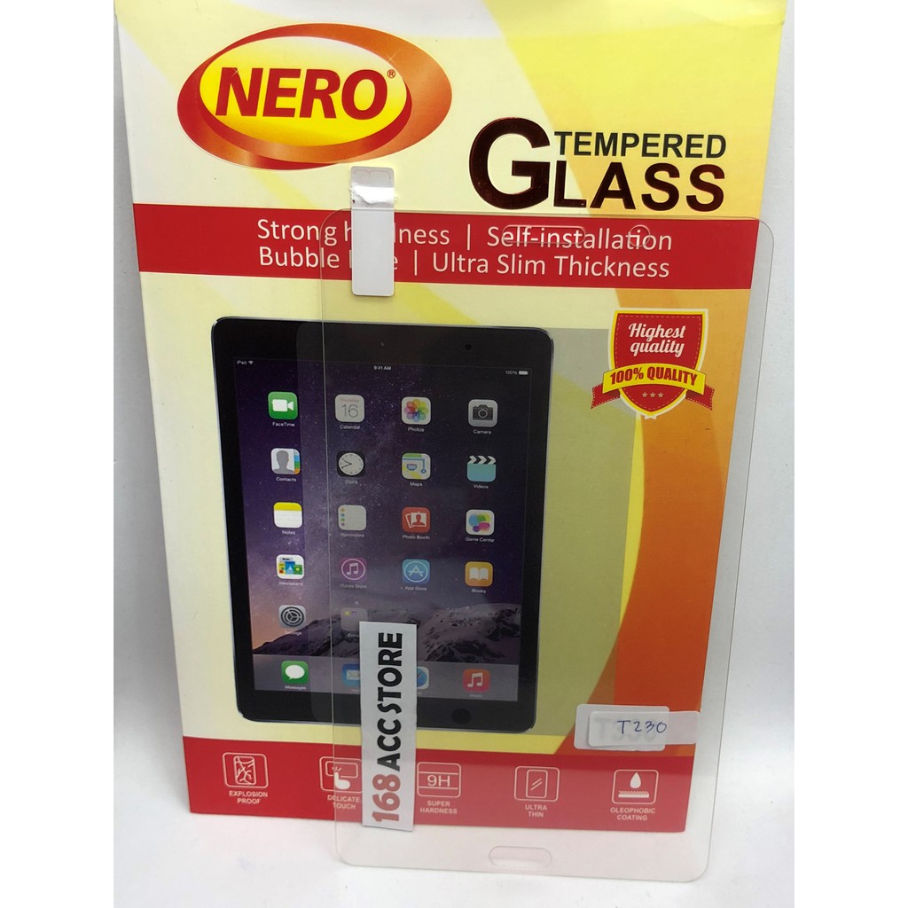 TEMPERED GLASS / ANTI-SCRATCH GLASS SAMSUNG TAB 4 7INC / T230 / T231 NERO