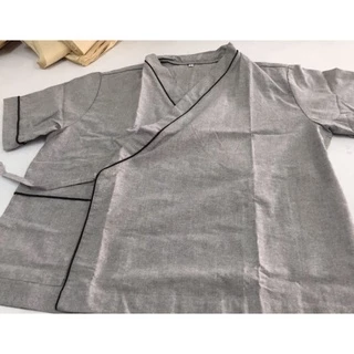 เสื้อคลุมแบบป้าย เสื้อผู้ป่วย เสื้อโรงแรม (สินค้าพร้อมส่ง)
