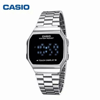 นาฬิกาข้อมือ Casio หน้าจอสัมผัส สเตนเลส สําหรับผู้หญิง