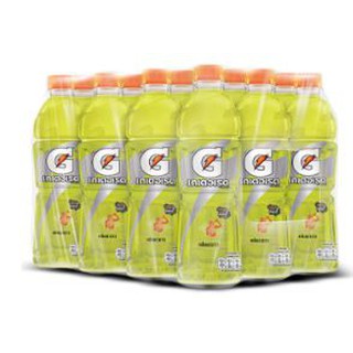 เกเตอเรด กลิ่นมะนาว ปริมาตรสุทธิ 500ml ยกแพ็ค 12ขวด เครื่องดื่มเกลือแร่ GATORADE LEMON