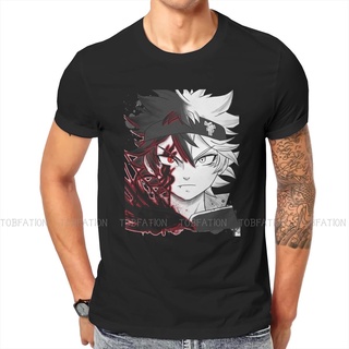 เสื้อยืดผ้าฝ้ายพิมพ์ลายขายดี เสื้อยืดผ้าฝ้าย 100% พิมพ์ลาย Black Clover Passionate Fantasy Magic สุดเท่ แนวตลก สําหรับผู