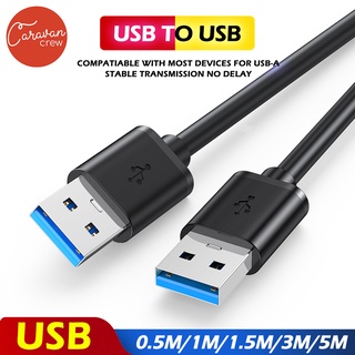 Caravan Crew USB Male to Male สายต่อพ่วง 0.5M 1M 1.5M 2M 3M Extension Data Cable USB A