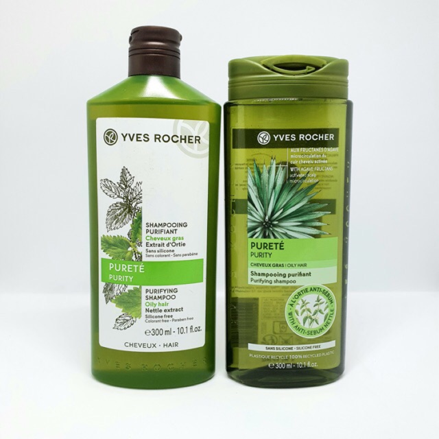 แชมพูช่วยลดความมันบนหนังศีรษะและเส้นผม yves rocher purifying shampoo
