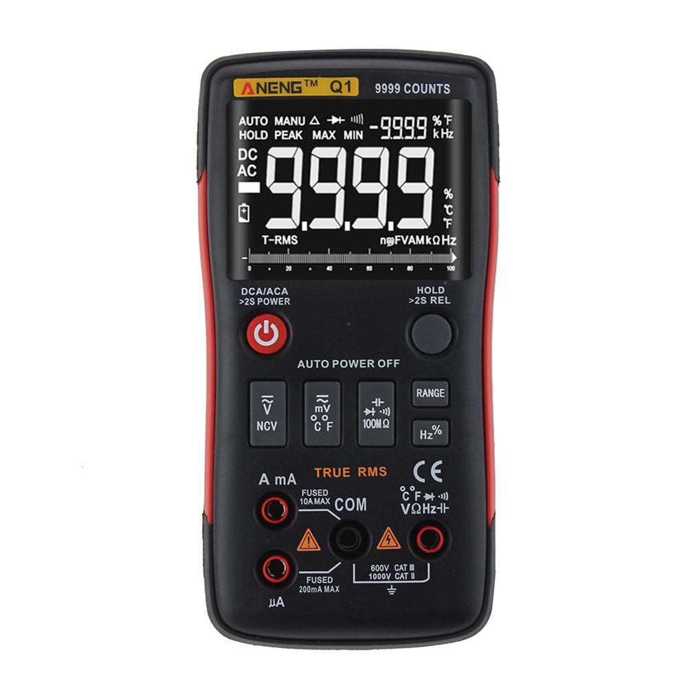 Aneng Q 1 True - Rms 9999 Counts พร้อมบาร์กราไฟท์อะนาล็อก