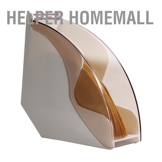 Helper Homemall กล่องพลาสติก เก็บกระดาษกรองกาแฟ กันฝุ่น พร้อมฝาปิด