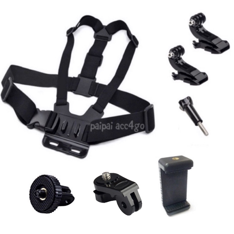 สายรัดหน้าอก สำหรับ โทรศัพท์มือถือ / กล้องGOPRO กล้องแอคชั่น สายคาดอก Chest Strap for โกโปร , DJI AC