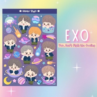 สติ๊กเกอร์ EXO Ver.Don’t fight the feeling