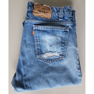 กางเกงยีนส์ป้ายส้ม Levis 505-0202 Size W34(I2469)