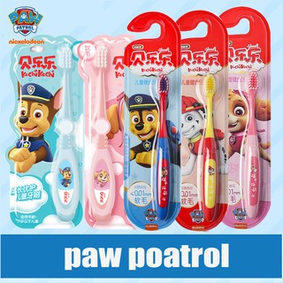 Paw Patrol แปรงสีฟัน ขนแปรงนุ่ม สําหรับเด็ก