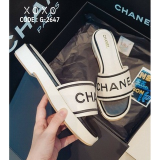 รองเท้าส้นเตารีด G-2647 หน้ากว้าง ใส่สบาย ไม่เขย่ง