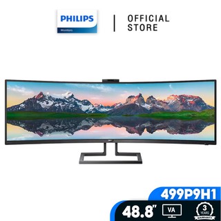 Philips 48.8" LCD-VA 5m 70Hz รุ่น 499P9H1 WebcamMonitor (จอมอนิเตอร์)