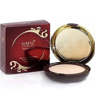 # #YAFU TWO WAY POWDER # #แป้งยาฟูแป้งพัฟ ยาฟู แป้ง2ชั้น แป้งพัฟผสมโสมชั้นดี+ไวท์เทนนิ่ง เอสเซนต์